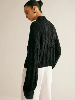 Online Cotton Keyhole Neckline Knit Top Sweater Tops|Sweaters & Cardigans