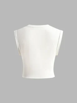 New Cotton Knotted T-Shirt T-shirts|Tops