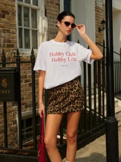 Online Cotton Letter Printed Short Sleeve T-Shirt T-shirts|Tops