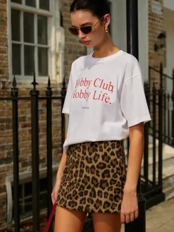 Online Cotton Letter Printed Short Sleeve T-Shirt T-shirts|Tops