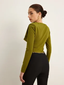 Outlet Cowl Neck Bodysuit Bodysuits
