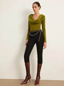 Outlet Cowl Neck Bodysuit Bodysuits