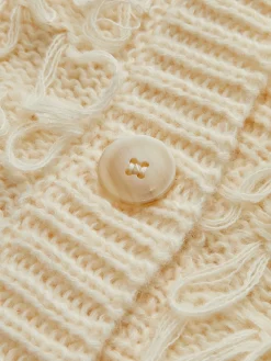 Hot Creative Tassel Button Knit Outerwear Sweater Tops|Outerwear
