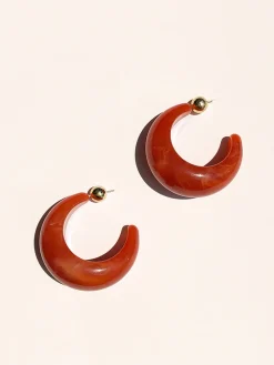 Online Crescent Acrylic Earrings Earrings|Accessories