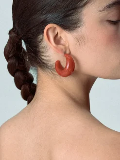 Online Crescent Acrylic Earrings Earrings|Accessories