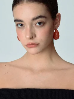 Online Crescent Acrylic Earrings Earrings|Accessories
