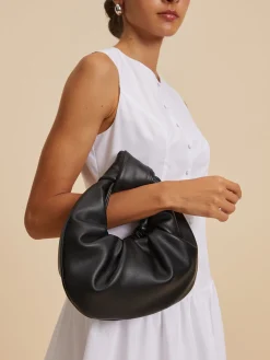 Hot Crescent Knotted Ruched Bag Bags|Accessories