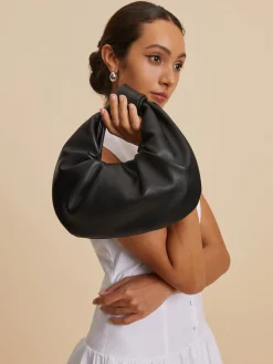 Hot Crescent Knotted Ruched Bag Bags|Accessories