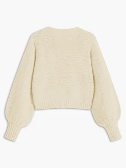 Online Crew Neck Bow Knit Top Sweater Tops|Sweaters & Cardigans
