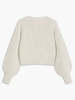 Crew Neck Bow Knit Top Sweater Tops|Sweaters & Cardigans