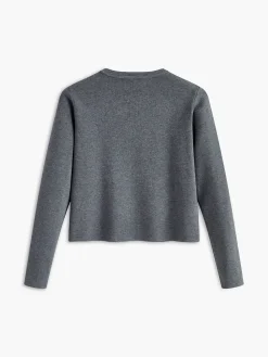 Online Crew Neck Button Knit Cardigan Cardigans|Sweaters & Cardigans