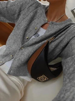 Best Crew Neck Button Soft Cardigan Cardigans|Sweaters & Cardigans