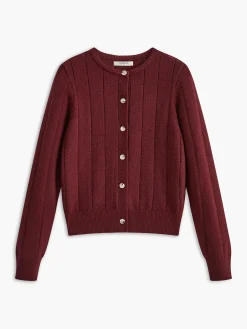 Best Crew Neck Button Soft Cardigan Cardigans|Sweaters & Cardigans