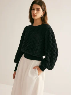 Discount Crew Neck Cloud Sweater Sweater Tops|Sweaters & Cardigans