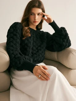 Discount Crew Neck Cloud Sweater Sweater Tops|Sweaters & Cardigans