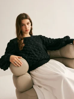 Discount Crew Neck Cloud Sweater Sweater Tops|Sweaters & Cardigans