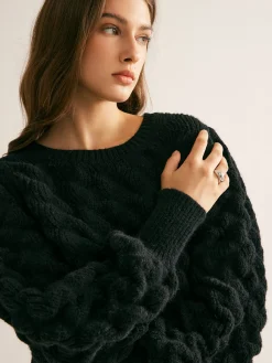 Discount Crew Neck Cloud Sweater Sweater Tops|Sweaters & Cardigans