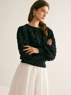 Discount Crew Neck Cloud Sweater Sweater Tops|Sweaters & Cardigans