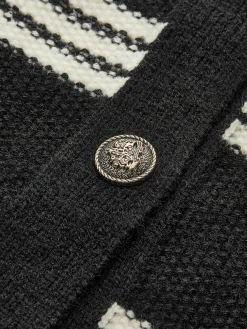 Hot Crew Neck Striped Sweater Vest Sweater Vests|Sweaters & Cardigans