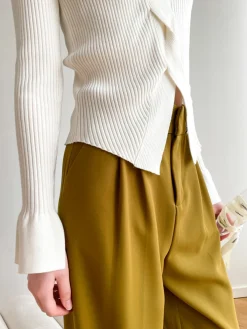 Clearance Criss Cross Halter Sweater Sweater Tops|Sweaters & Cardigans