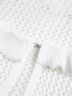 Hot Crochet Eyelet Fly Away Cardigan Cardigans|Sweaters & Cardigans