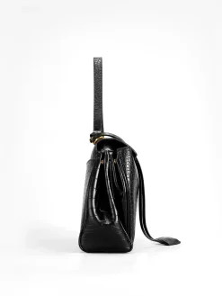 Crocodile Embossed Large Handbag Bags|Accessories