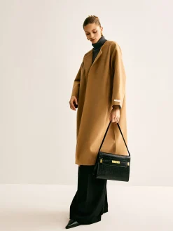 Crocodile Embossed Shoulder Tofu Bag Bags|Accessories