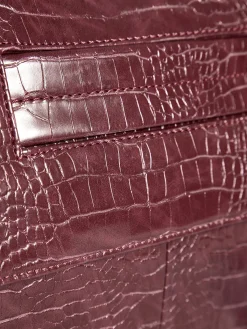 Outlet Crocodile Pattern Large Capacity Clutch Briefcase Bags|Accessories