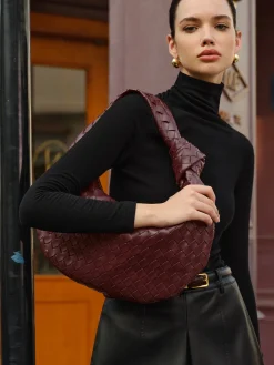 Best Croissant Knotted Braided Shoulder Bag Bags|Accessories