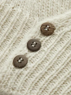 Clearance Cross Design Button Mechanism Knitting Top Sweater Tops|Sweaters & Cardigans