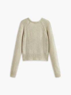Clearance Cross Design Button Mechanism Knitting Top Sweater Tops|Sweaters & Cardigans