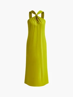 Outlet Cross Halter Split Long Dress Casual Dresses|Vacation Dresses