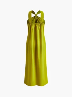 Outlet Cross Halter Split Long Dress Casual Dresses|Vacation Dresses