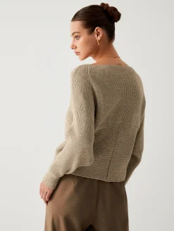 Sale Cross My Heart Oversized Crop Sweater Sweater Tops|Sweaters & Cardigans