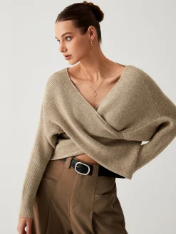 Sale Cross My Heart Oversized Crop Sweater Sweater Tops|Sweaters & Cardigans