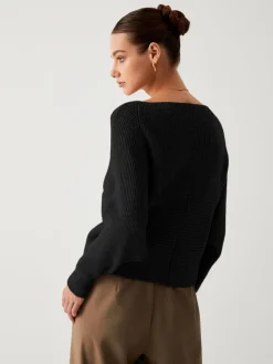 Sale Cross My Heart Oversized Crop Sweater Sweater Tops|Sweaters & Cardigans