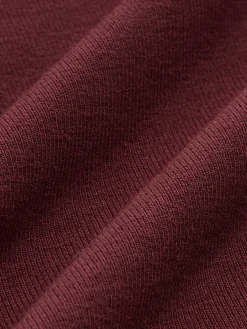 Clearance Cross-Over Collar Pleated Cinched T-Shirt T-shirts|Tops