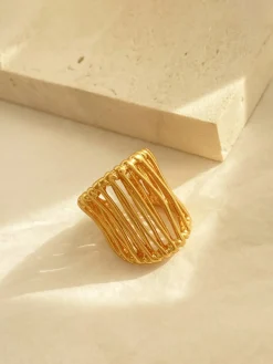 Online C-Shape en Fence Open Ring Rings & Bracelets|Accessories