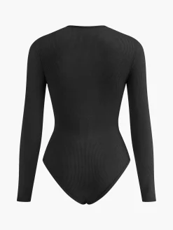 Discount Cutout Hoop-Ring Sexy Bodysuit Bodysuits|Bodysuits
