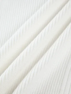 Online Cutout Split Beads Detail Ribbed Knit Top Sweater Tops|Sweaters & Cardigans