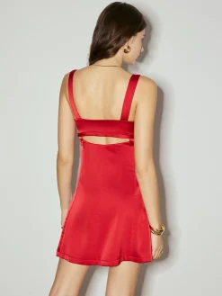 New Cutout Strappy Short Dress Cocktail & Party Dresses|Short Dresses