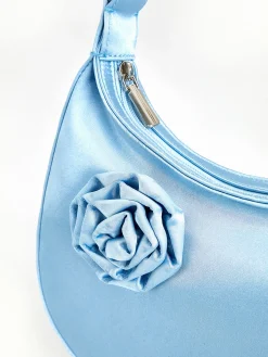 New 3D Flower Zipper Crescent Bag Bags|Accessories
