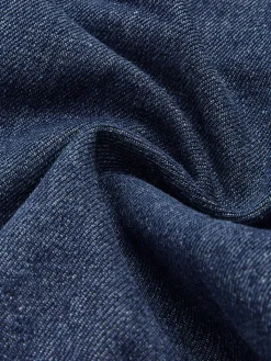 Denim Pockets Turn Down Collar Vest Outerwear|Vests
