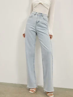 Best Denim Straight Leg Jeans Jeans|Pants