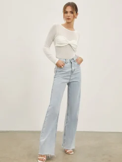 Best Denim Straight Leg Jeans Jeans|Pants