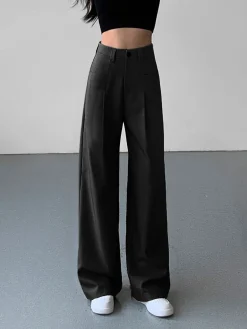 Discount Divine Pleat Wide Leg Dress Pants Wide Leg|Pants