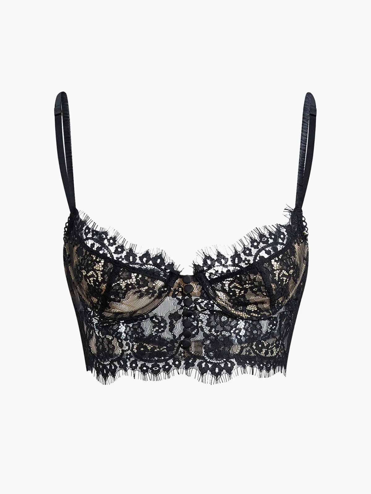 Outlet Double Hook Lace Crop Corset Top Corset Tops|Crop Tops