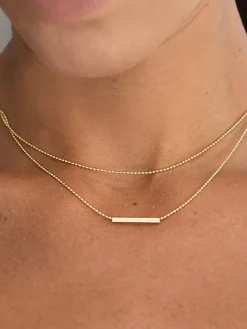 Clearance Double Layer en Drop Necklace Necklaces|Accessories