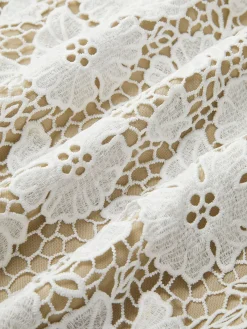 New Double Layer Lace Cami Dress White Dresses|Casual Dresses