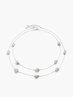 Discount Double-Layer Irregular Stones Necklace Necklaces|Accessories